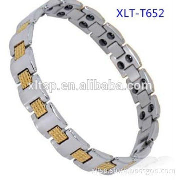 stock lot cheap wholesale men & women stainless steel bracelet infinity double color bracelet wholesale